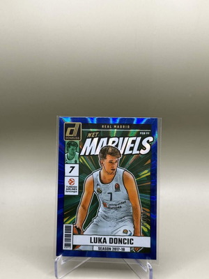 Luka Dončić Net Marvels Donruss EuroLeague card new