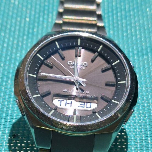 Casio Lineage LCW-M500T titanium watch, sapphire, radio controlled, solar