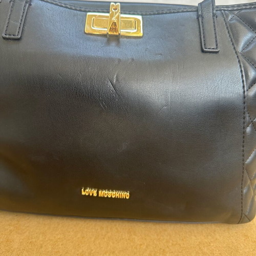 Love Moschino handbag used, black