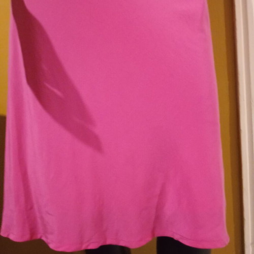 Laura Ashley sleeveless silk dress fuchsia, size UK 10, new