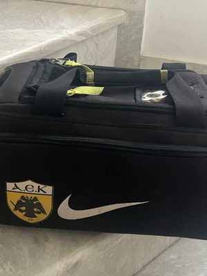 AEK Nike medium messenger bag used for jersey display