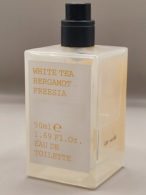 Korres White Tea Bergamot Freesia Eau de Toilette 50ml used