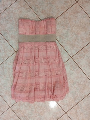 EXES lace dress pink size M like new