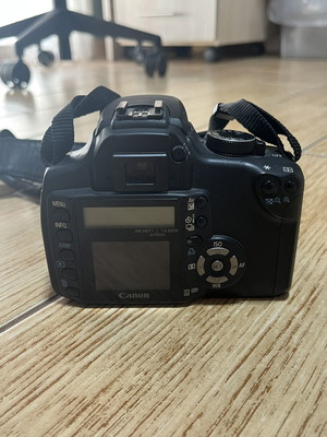 Canon 1000d camera used with lens