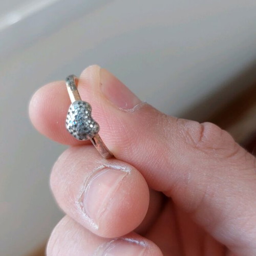 Heart ring used
