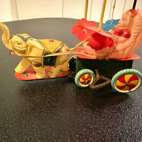 Metal Wind-Up Toy Used From the 1970s