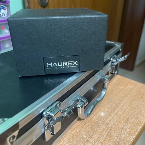 Haurex Maestro automatic men's watch like new with black leather strap