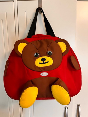 Σακίδιο Samsonite Sammies μεταχειρισμένο, κόκκινο, 47x36 εκ