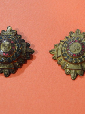 British metal stars of Second Lieutenant used from WWII