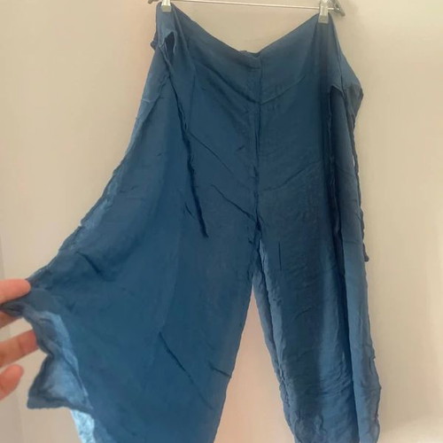 Salvari pants 3 pieces, blue, white and yellow, one size