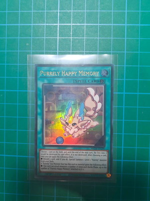 Yu-Gi-Oh! Purrely Happy Memory original ultra rare card like new