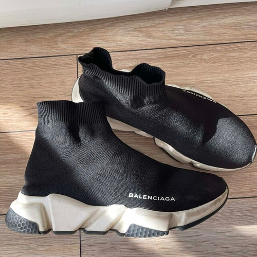 Balenciaga sock boots used, black, size 39