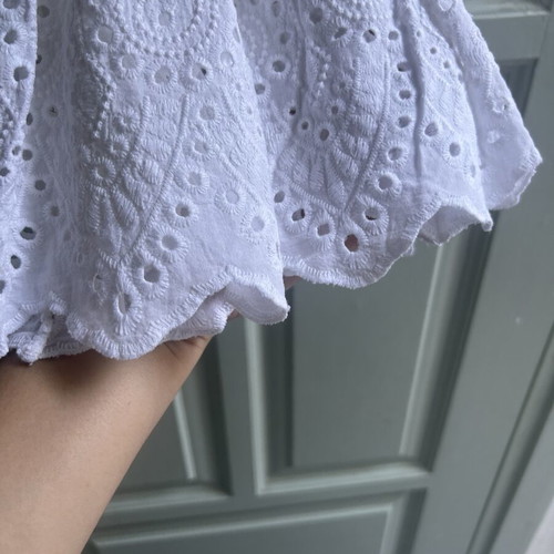 Lungo L'Arno Broderie Anglaise White Top Medium like new