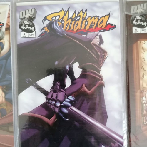 Shidima issues 1-7 used, Image Comics/Dreamwave