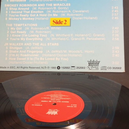 Reach Out I'll Be There vinyl like new, 16 original superhits of the 60's