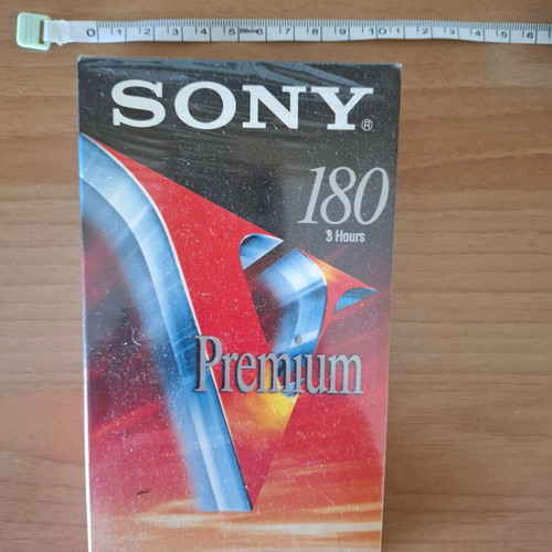 Sony VHS Tape 180 Premium PRO‑X sealed, new, 3 hours