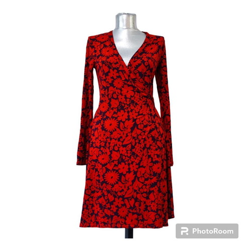 Wrap dress Boden floral pattern like new, size UK10P US6P
