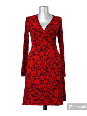 Wrap dress Boden floral pattern like new, size UK10P US6P