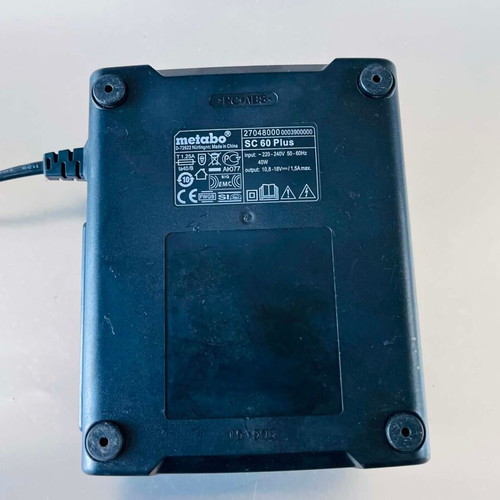 Metabo SC 60 Plus Li-Power Battery Charger used, 10.8V - 18V
