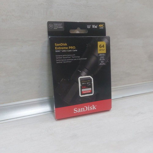 SanDisk Extreme PRO 64GB SDXC UHS-I memory card