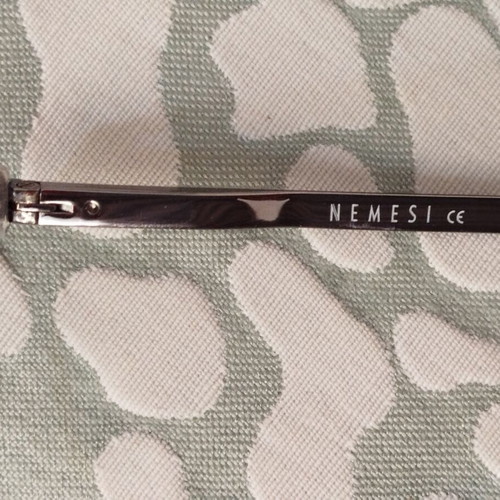 Nemesi NMCL105 C3 acetate eyeglass frame like new, dark blue transparent