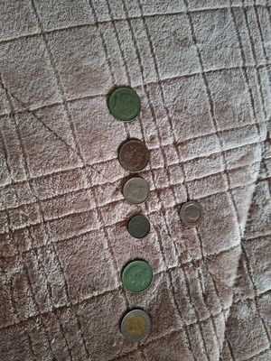 Old coins used