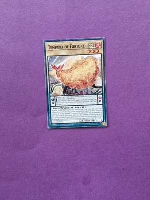Tempura of Fortune - EBI κάρτα Yu-Gi-Oh! σαν καινούργια