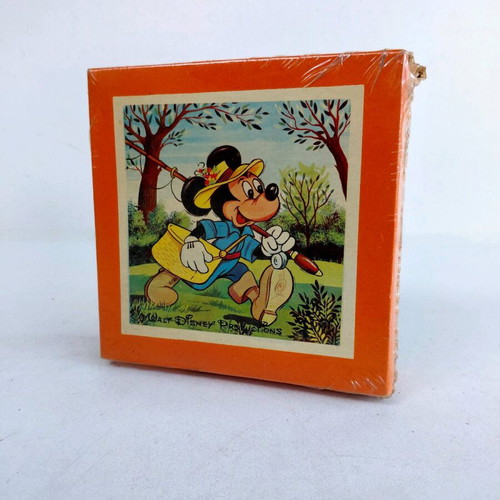 Walt Disney wooden blocks Greek made, new from 1960s