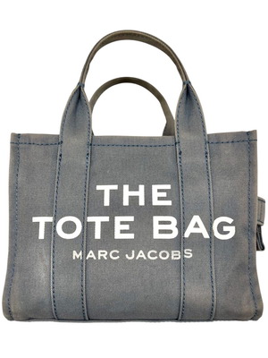 Marc Jacobs The Tote Bag малък размер употребяван, сив и светлосин