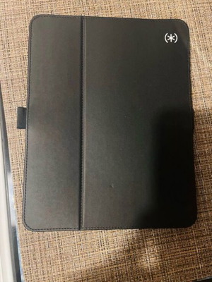 Speck Balance Folio iPad 10.9 case with Apple Pencil holder and camera protector