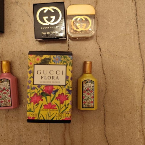 Gucci Miniature Perfume Set new, 5ml Eau de Parfum