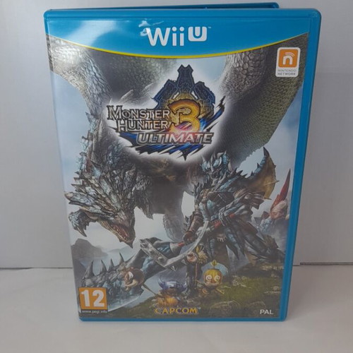 Monster Hunter 3 Ultimate Wii U game like new with manual