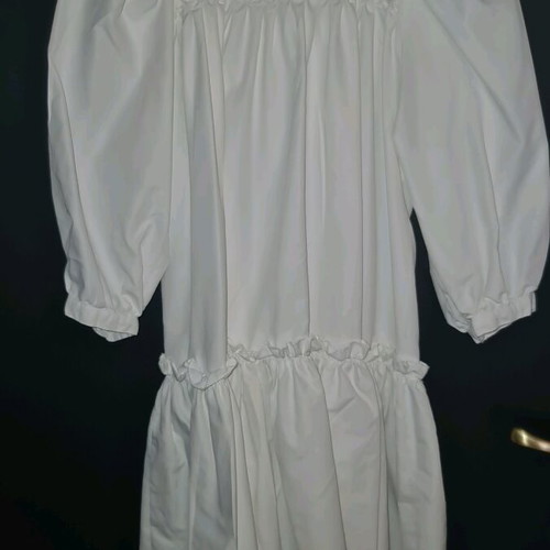 White balloon dress like new from Sfera special collection