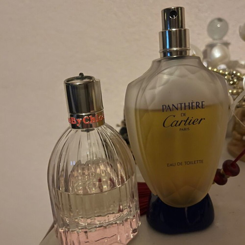 Cartier Panthere Eau de Toilette 75 ml used and SeebyChloe perfume