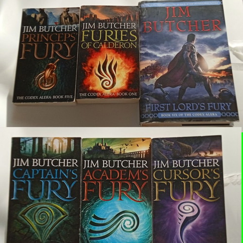Codex Alera book series by Jim Butcher like new, English
