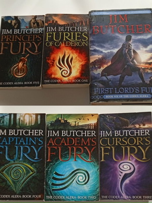 Codex Alera book series by Jim Butcher like new, English