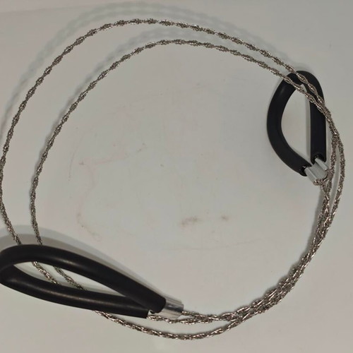 Survival saw like new, stainless steel with ergonomic handles