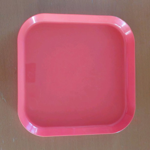 IKEA plastic plates and cups set of 16 like new, orange