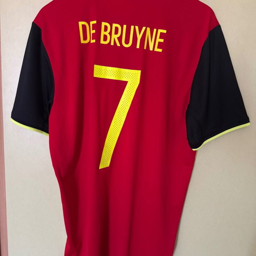 De Bruyne Belgium National Team Jersey signed like new