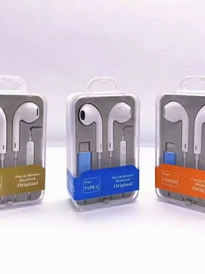 Ενσύρματα ακουστικά τύπου EarPods νέα με επιλογή βύσματος Lightning, Type-C ή Jack 3.5mm