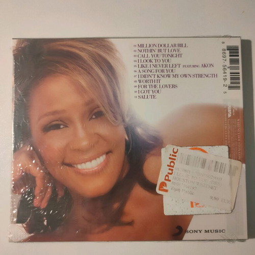 Whitney Houston I Look To You CD καινούργιο, pop