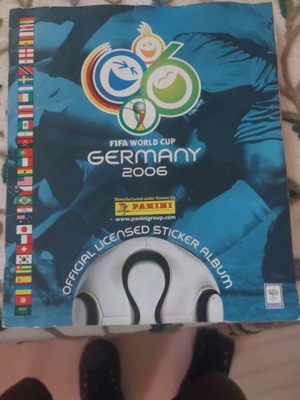 Άλμπουμ αυτοκόλλητων Fifa World Cup Germany 2006 μεταχειρισμένο, λείπουν 4 αυτοκόλλητα