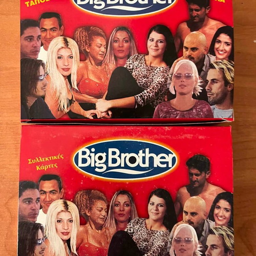 Big Brother sticker and cap pack, 2 boxes