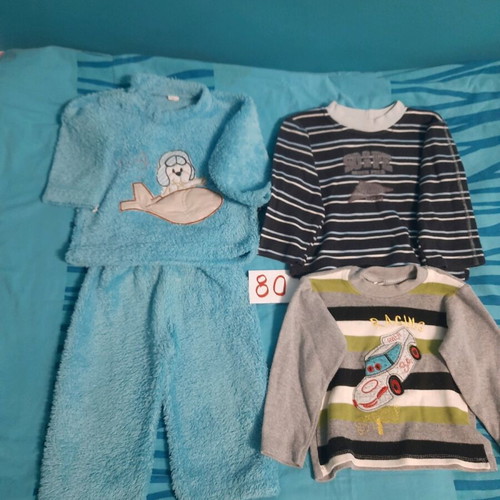 Boys' clothes pack size 74-80 like new, 20 colorful pieces