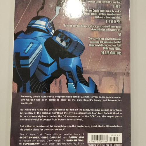 Batman New 52 Volume 8 The Graveyard Shift TPB like new