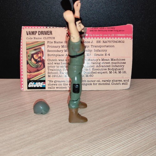 G.I.JOE Clutch (v1.5) action figure used, 1983 Hasbro
