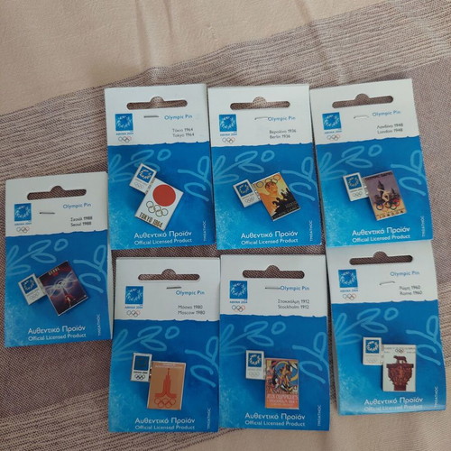 Olympic Games Pins Athens 2004 New Collectible Set