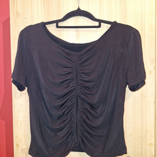 Terranova black t-shirt new with chest holes size L