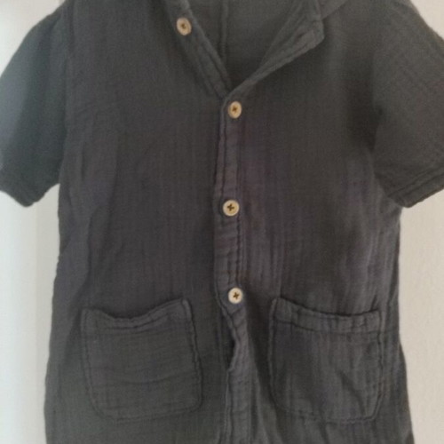Children's jumpsuit dark blue 2-3 years like new, 100% cotton