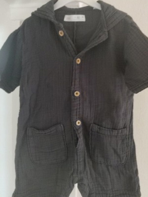 Children's jumpsuit dark blue 2-3 years like new, 100% cotton